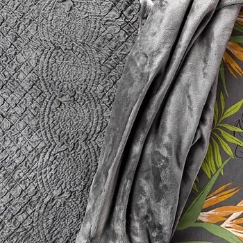 Přehoz na lůžko Polyesterový přehoz MISS LUCY SUMMA GRAY 170 x 210 cm