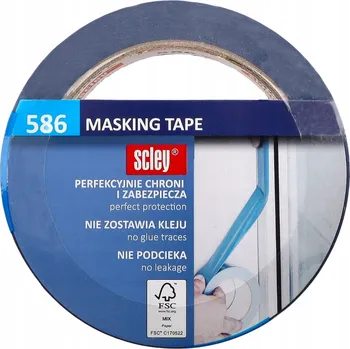 Lepicí páska Maskovací páska modrá Scley 30 mm x 33 m série 586