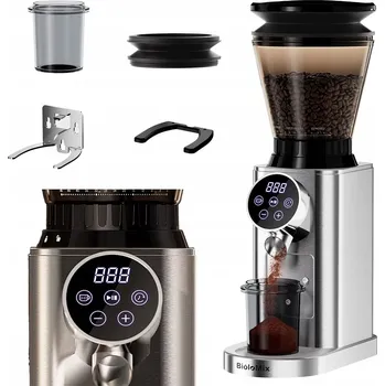 Mlýnek na kávu Kónický mlýnek na kávu 48 stupňů Espresso Drip 150W Ocel