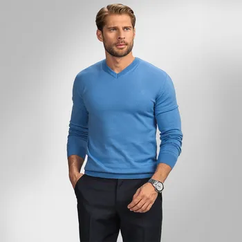 Pánský svetr Pánský svetr BANDI, model GARVENTO Celest