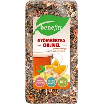 Sušené ovoce Benefitt Ovocný sypaný čaj s příchutí zázvoru a chilli (100g)