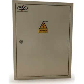 Rozvaděč REX elektro Rozvaděč elektroměrový RE 1/1 ČEZ/EGD UNI-FV bez HJ 47x62 do 63A s vyp.