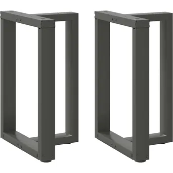 Konferenční stolek vidaXL Nohy k jídelnímu stolu ve tvaru T, 2 ks, , 50 x 35 x (72-73) cm, ocel [4013050] Barva: antracitová