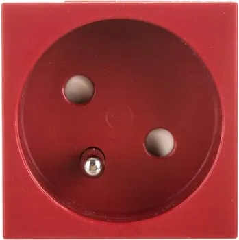 Elektrická zásuvka Elektrická lišta Hager červená