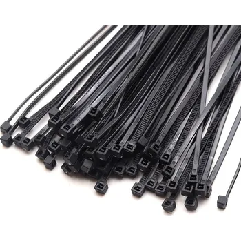 Organizace kabelů Stahovací páska černá 3,6 mm x 250 mm 100 ks