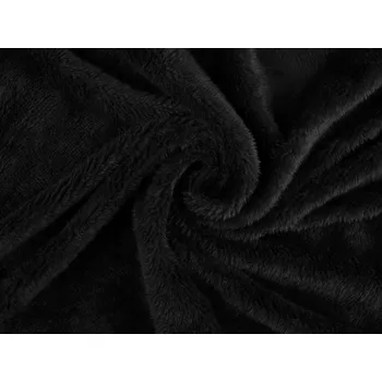 Tkanina kožešina 170 g/m² šířka 160 cm černá