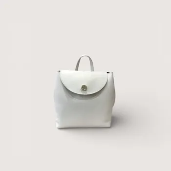 Kabelka COCCINELLE NIKLA KOŽENÁ MINI BAG PEARL/COGNAC SS26