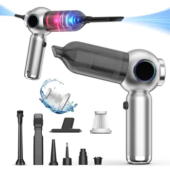 Vysavač Autovysavač 16000PA Vysoký výkon 3 rychlosti 6000mAh 4 v 1 pro auto, domácnost