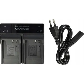 Duální nabíječka pro Panasonic CGA-S005 230V 12V