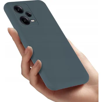 Pouzdro na mobilní telefon Zadní Kryt RCBR pro Xiaomi Redmi Note 12 Pro 5G SILICON CASE šedý