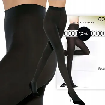 Dámské punčochy Punčocháče hladké Gatta Rosalia 40/60 DEN černé Nero velikost 5