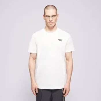 Pánské tričko Reebok Tričko Ri Left Chest Logo Bílá Xl