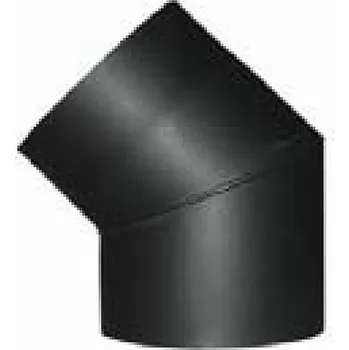 Kouřovod Koleno HS 045/120/1,5 mm, kouřovod, kouřové kominové koleno pro spojování trubek kouřovodu