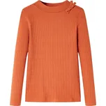 Dětské tričko s dlouhým rukávem, oranžová, velikost 116