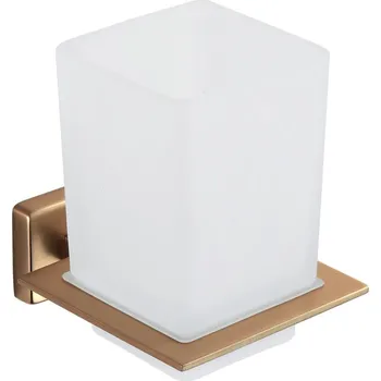 Držák na kartáček Mexen Arno kelímek na kartáčky, kartáčovaná měď - 7020738-65 Příslušenství pro čištění zubů