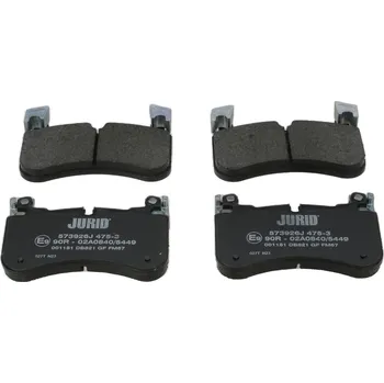 Brzdový systém Sada brzdových destiček, kotoučová brzda JURID 573926J