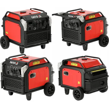 Elektrocentrála Benzínová elektrocentrála, jednofázová, přenosná Yato 5000 W
