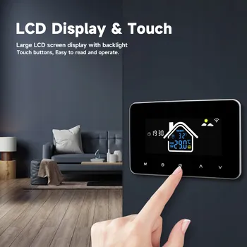 Termostat Tuya WiFi termostat pro vodní podlahové topení, ovládání přes aplikaci