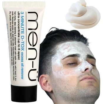 Pleťová maska Men-u D-Tox Pánská mini maska matující a čistící 15 ml
