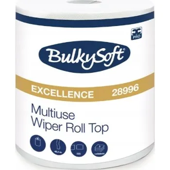 Utěrka KUCHYŇSKÝ RUČNÍK ČISTICÍ UTĚRKA PAPÍROVÝ 3 vrstvy 48 m 1 ROLE Premium BULKYSOFT