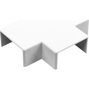 kabelová chránička OBO Bettermann T-rozdělovač -kus kanálu 20x10 mm bílý 6154115