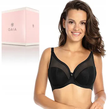 Podprsenka Gaia podprsenka polovyztužená černá velikost 80C