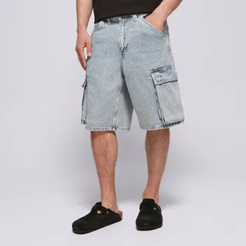 Pánské kraťasy Levi's Šortky 478 Baggy Cargo Shorts Light Indigo - Worn In Modrá 31