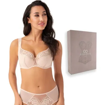 Podprsenka Gorsenia podprsenka polovyztužená béžová velikost 65F