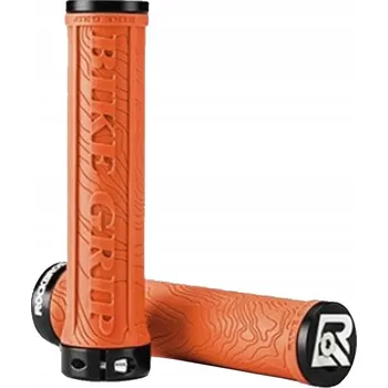 grip ROCKBROS Gripy na kolo ⌀ 22.2mm, oranžové - Madla na řídítka