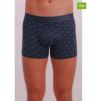 Boxerky Boxerky Joop! Bodywear Dunkeblau/ Schwarz/ Blau 833629 M