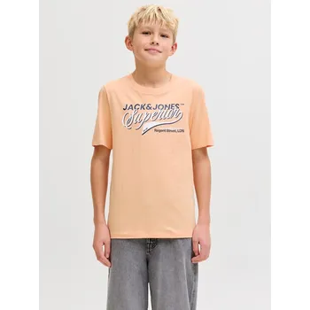 Chlapecké tričko Tričko JACK & JONES Junior Orange 1522855 176