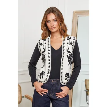 Dámská vesta Vesta Joséfine Creme 1151663 M