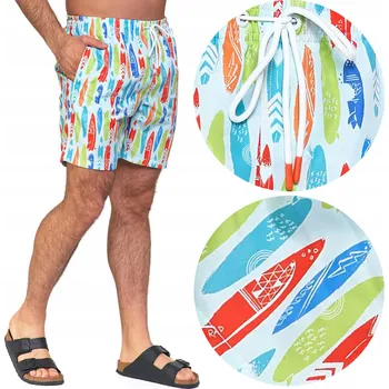 PLAVECKÉ KRAŤASY Rychleschnoucí kraťasy na pláž a k bazénu MORAJ XXL