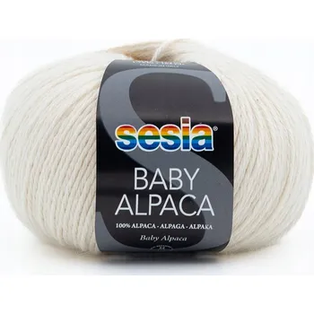 Příze Příze Sesia Baby Alpaca 0207 / krémová