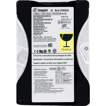 Interní pevný disk SEAGATE U6 80GB 5.4K 2MB ATA 3.5" HDD (Pevný disk) ST380020A