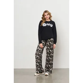 Dámské kalhoty &Co Woman Braun/ Schwarz 5673268 S