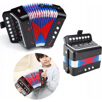 Hudební nástroj pro děti DĚTSKÝ AKORDEON HUDEBNÍ NÁSTROJ HRAČKA PRO DĚTI