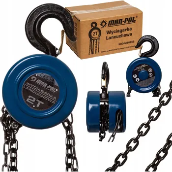 Stavební technika Řetězový kladkostroj ruční 2T MAR-POL M80752
