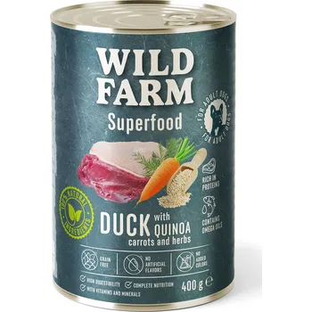 Krmivo pro psa WILD FARM Superfood Kachna 400g bezobilné krmivo pro psy