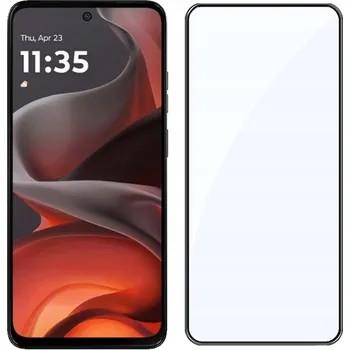 5D Tvrzené sklo s celoplošným lepidlem pro Motorola E15 / G05 / G15 / G15 Power černé