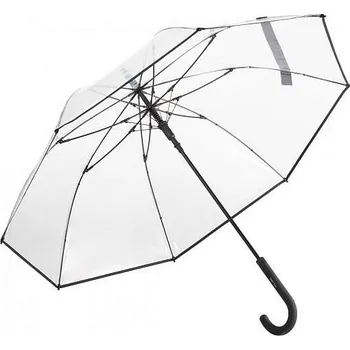 Deštník Fare Dámský průhledný holový deštník COMTESSA černý 7112