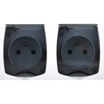 Elektrická zásuvka Hermetická Elektrická Zásuvka Ospel bílá