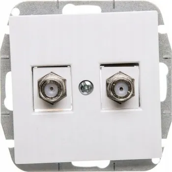 Elektrická zásuvka Anténní zásuvka nástěnná Elektro-Plast bílá