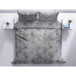 Bavlněné povlečení Šedé pírko 140x200 70x90