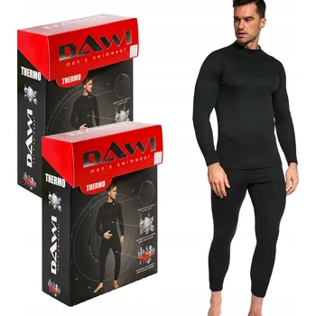 Sada termoprádla Dawi Pánské termoaktivní prádlo černé vel. 3XL