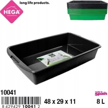 Toaleta pro kočku Otevřená kočičí toaleta Hega 48 cm x 29 cm x 8,5 cm