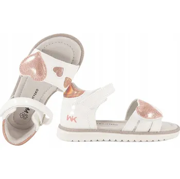 Chlapecké sandály Wojtyłko dětské sandály eko kůže bílé, velikost 24