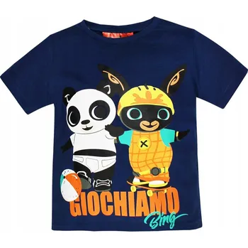 Chlapecké tričko Sun City dětské tričko s krátkým rukávem bavlna modré velikost 116