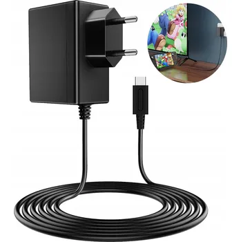 Herní konzole 1.5M NABÍJEČKA ZDROJ 39W PRO Nintendo Switch/Lite/OLED/Deck Dock