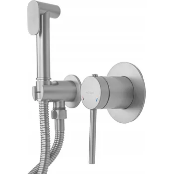 Bidetová baterie Corsan Lugo stříbrná